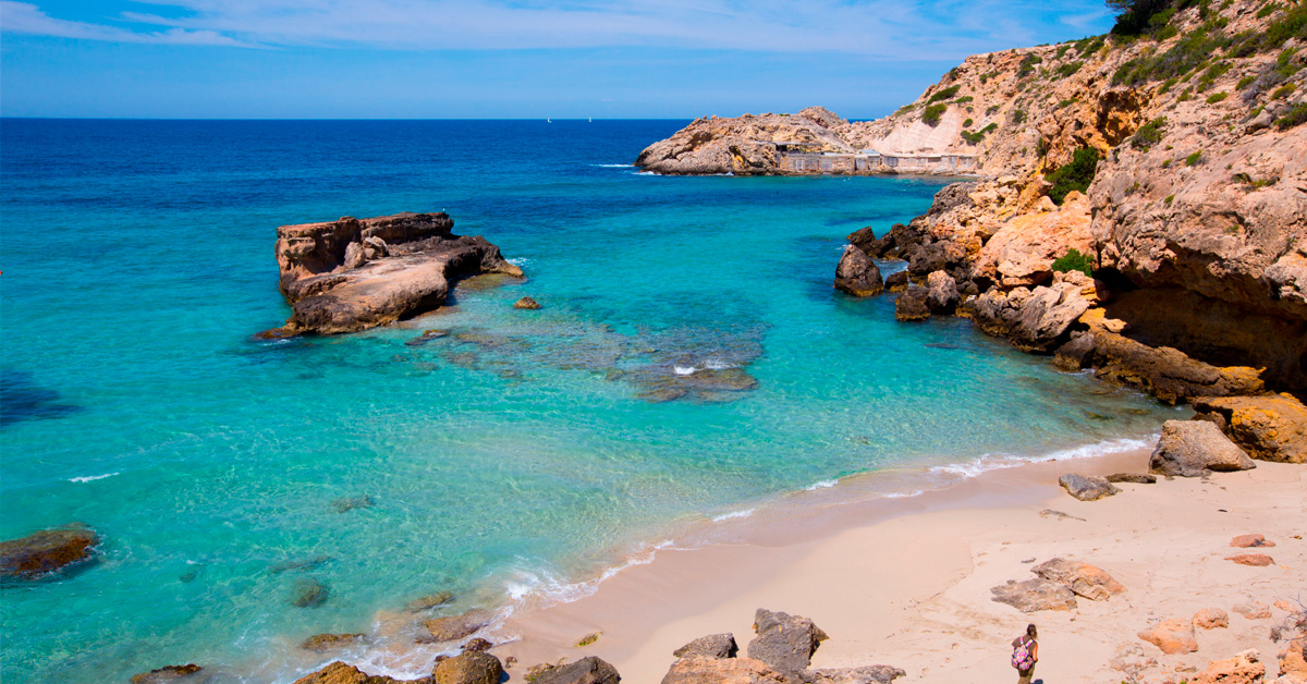 cala tarida playa de ibiza